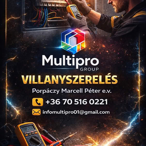 Villanyszerelési munka közben — Multipro Group