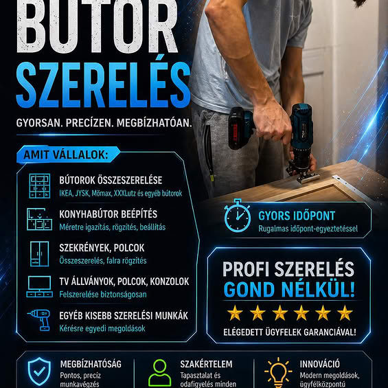 Bútor szerelés szolgáltatás — Multipro Group kampánykreatív